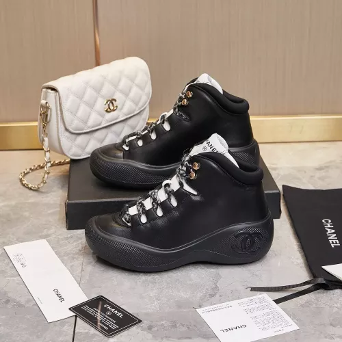 Wholesale Chanel High Tops Shoes For Women #1276166 $125.00 USD, Wholesale Quality Replica Chanel High Tops Shoes