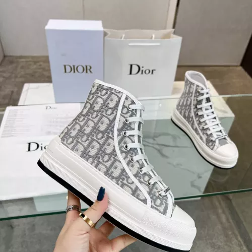 Replica Christian Dior High Top Shoes For Women #1276243 $96.00 USD for Wholesale