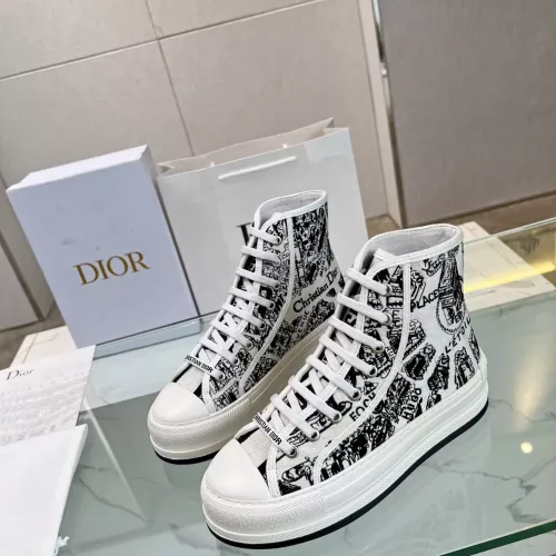 Wholesale Christian Dior High Top Shoes For Women #1276245 $96.00 USD, Wholesale Quality Replica Christian Dior High Top Shoes