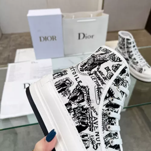 Replica Christian Dior High Top Shoes For Women #1276245 $96.00 USD for Wholesale