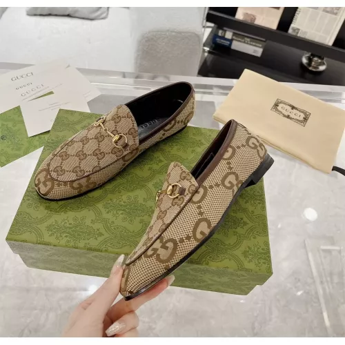 Wholesale Gucci Oxfords Shoes For Women #1276309 $85.00 USD, Wholesale Quality Replica Gucci Oxfords Shoes