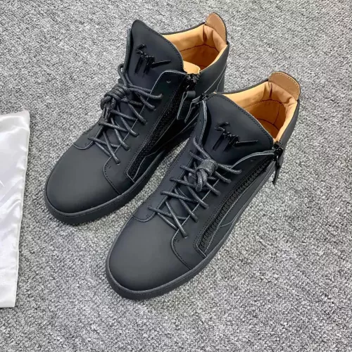 Replica Giuseppe Zanotti High Tops Shoes For Men #1276331 $98.00 USD for Wholesale