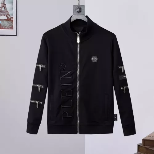 Wholesale Philipp Plein PP Jackets Long Sleeved For Men #1276375 $64.00 USD, Wholesale Quality Replica Philipp Plein PP Jackets