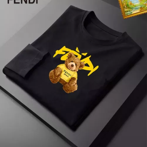 Replica Fendi T-Shirts Long Sleeved For Unisex #1276380 $34.00 USD for Wholesale