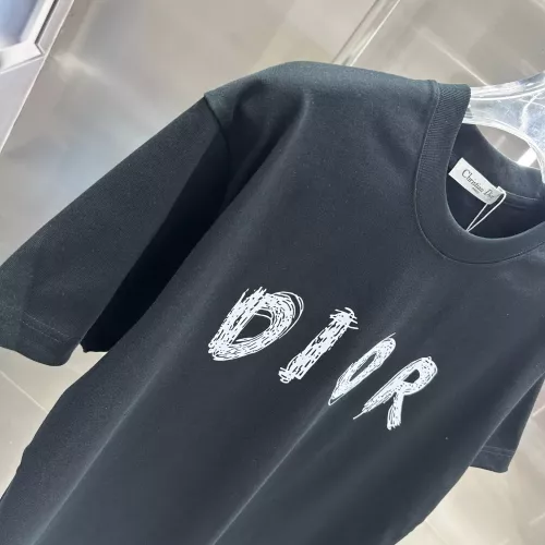 Replica Christian Dior T-Shirts Short Sleeved For Unisex #1276408 $42.00 USD for Wholesale