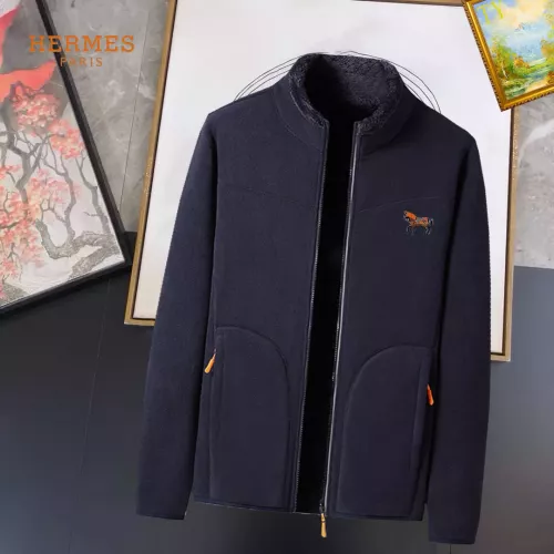 Wholesale Hermes Jackets Long Sleeved For Men #1276452 $64.00 USD, Wholesale Quality Replica Hermes Jackets