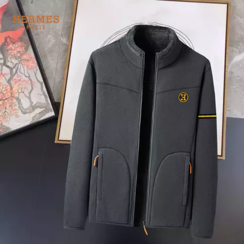 Wholesale Hermes Jackets Long Sleeved For Men #1276524 $64.00 USD, Wholesale Quality Replica Hermes Jackets