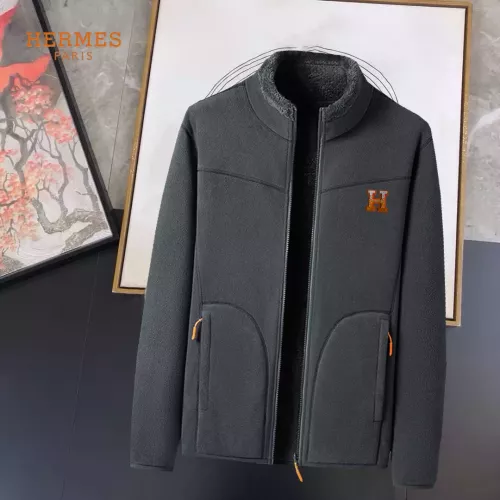 Wholesale Hermes Jackets Long Sleeved For Men #1276533 $64.00 USD, Wholesale Quality Replica Hermes Jackets