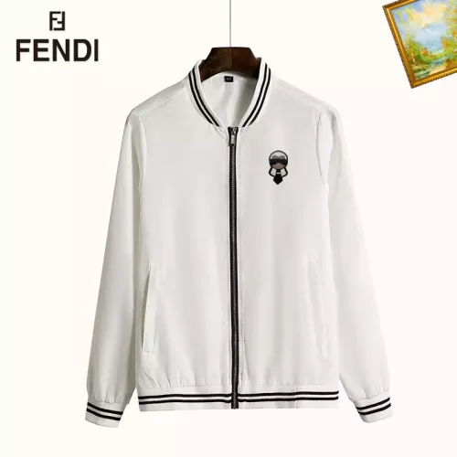 Wholesale Fendi Jackets Long Sleeved For Men #1276573 $60.00 USD, Wholesale Quality Replica Fendi Jackets