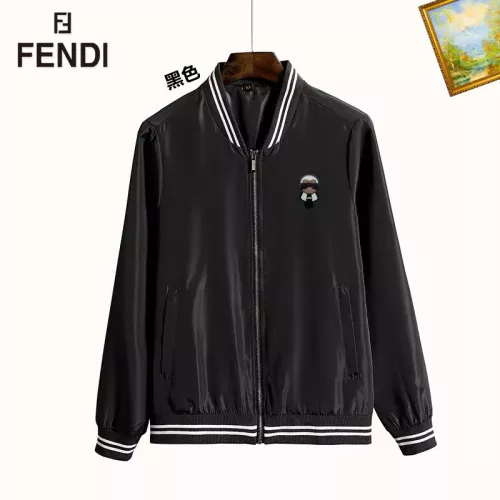 Wholesale Fendi Jackets Long Sleeved For Men #1276574 $60.00 USD, Wholesale Quality Replica Fendi Jackets