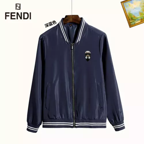 Wholesale Fendi Jackets Long Sleeved For Men #1276577 $60.00 USD, Wholesale Quality Replica Fendi Jackets