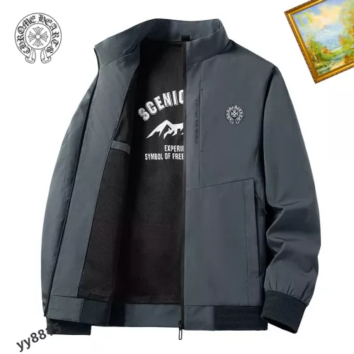 Wholesale Chrome Hearts Jackets Long Sleeved For Men #1276634 $60.00 USD, Wholesale Quality Replica Chrome Hearts Jackets