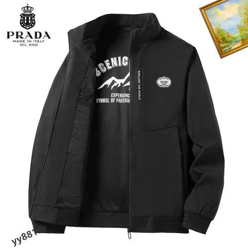 Wholesale Prada Jackets Long Sleeved For Men #1276638 $60.00 USD, Wholesale Quality Replica Prada Jackets