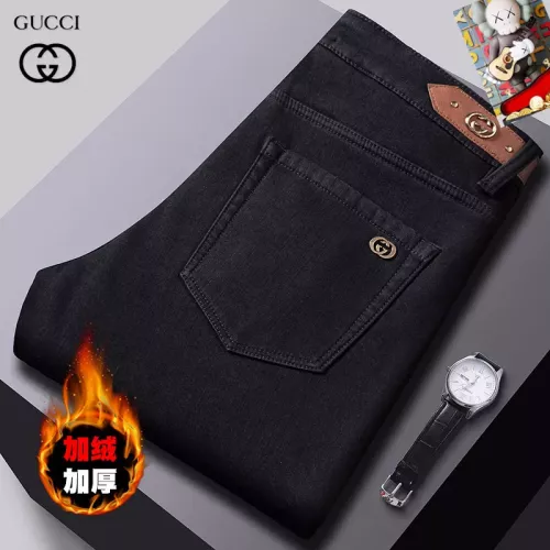 Wholesale Gucci Jeans For Men #1276651 $48.00 USD, Wholesale Quality Replica Gucci Jeans