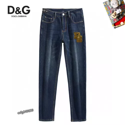 Replica Dolce & Gabbana D&G Jeans For Men #1276658 $48.00 USD for Wholesale