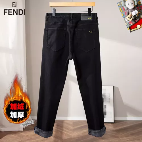 Replica Fendi Jeans For Men #1276662 $48.00 USD for Wholesale