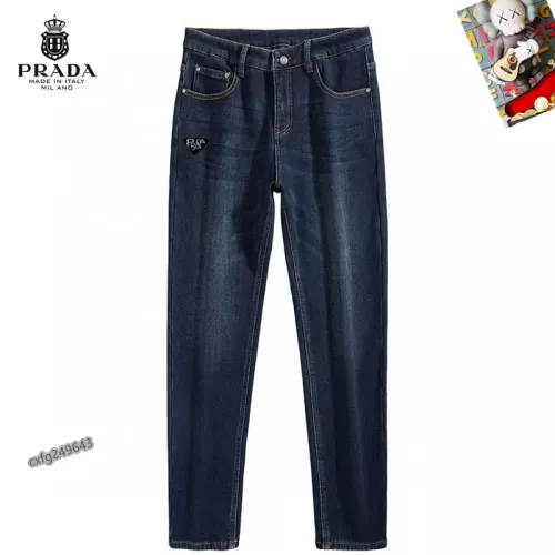 Replica Prada Jeans For Men #1276668 $48.00 USD for Wholesale