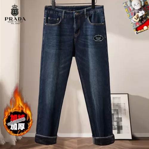 Replica Prada Jeans For Men #1276672 $48.00 USD for Wholesale