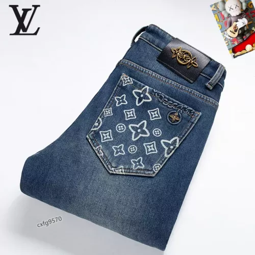 Wholesale Louis Vuitton LV Jeans For Men #1276675 $48.00 USD, Wholesale Quality Replica Louis Vuitton LV Jeans