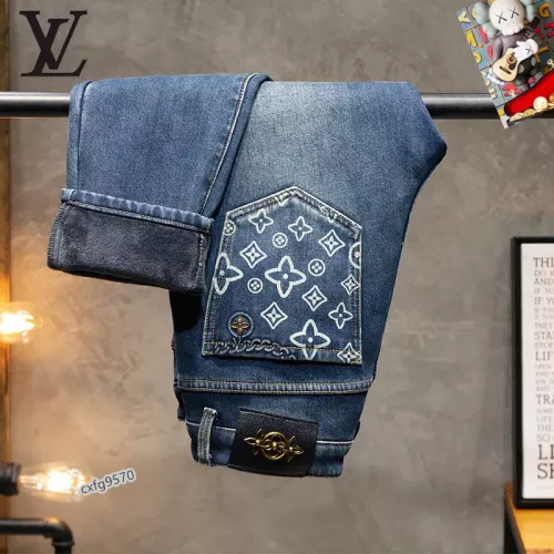 Replica Louis Vuitton LV Jeans For Men #1276675 $48.00 USD for Wholesale