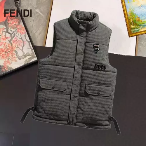 Wholesale Fendi Jackets Sleeveless For Men #1276716 $56.00 USD, Wholesale Quality Replica Fendi Jackets