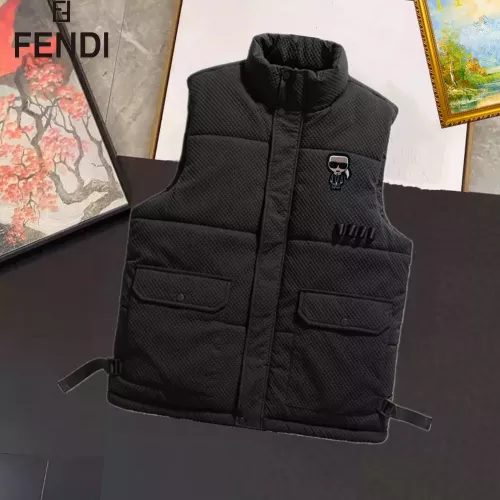 Wholesale Fendi Jackets Sleeveless For Men #1276717 $56.00 USD, Wholesale Quality Replica Fendi Jackets