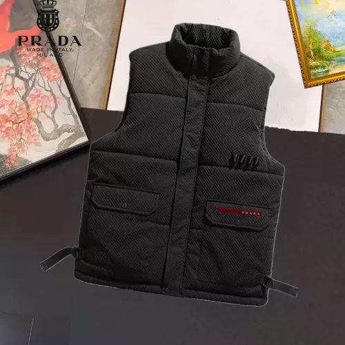 Wholesale Prada Jackets Sleeveless For Men #1276733 $56.00 USD, Wholesale Quality Replica Prada Jackets