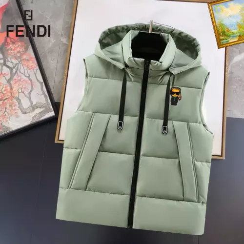 Wholesale Fendi Jackets Sleeveless For Men #1276766 $56.00 USD, Wholesale Quality Replica Fendi Jackets