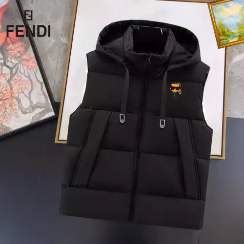 Wholesale Fendi Jackets Sleeveless For Men #1276768 $56.00 USD, Wholesale Quality Replica Fendi Jackets