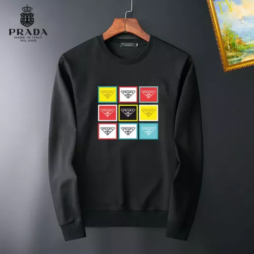 Wholesale Prada Hoodies Long Sleeved For Men #1276821 $40.00 USD, Wholesale Quality Replica Prada Hoodies