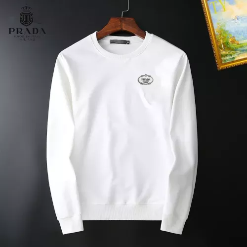 Wholesale Prada Hoodies Long Sleeved For Men #1276829 $40.00 USD, Wholesale Quality Replica Prada Hoodies