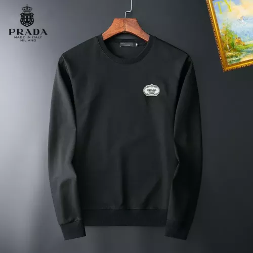 Wholesale Prada Hoodies Long Sleeved For Men #1276830 $40.00 USD, Wholesale Quality Replica Prada Hoodies