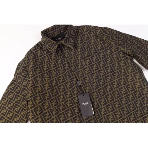 Replica Fendi Jackets Long Sleeved For Unisex #1276910 $68.00 USD for Wholesale