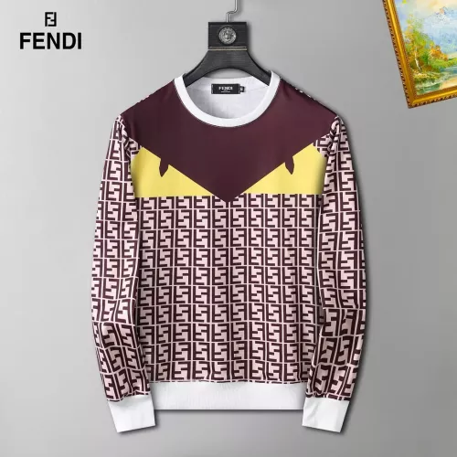 Wholesale Fendi Hoodies Long Sleeved For Men #1276934 $40.00 USD, Wholesale Quality Replica Fendi Hoodies