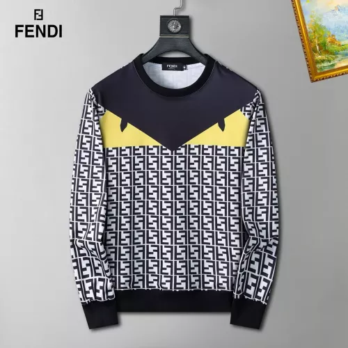 Wholesale Fendi Hoodies Long Sleeved For Men #1276935 $40.00 USD, Wholesale Quality Replica Fendi Hoodies