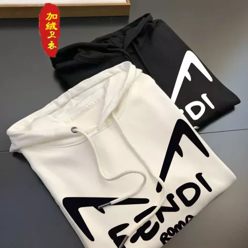 Replica Fendi Hoodies Long Sleeved For Men #1277034 $45.00 USD for Wholesale