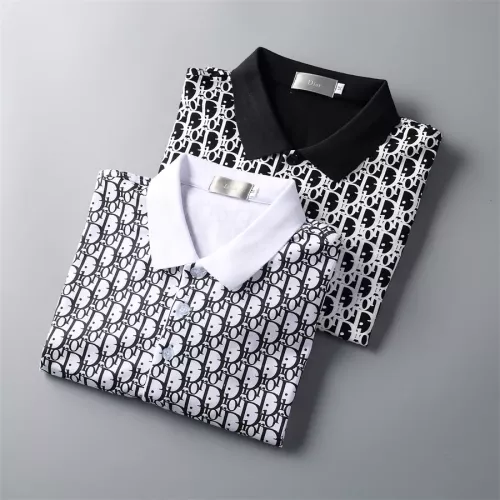 Replica Christian Dior T-Shirts Short Sleeved For Men #1277066 $34.00 USD for Wholesale