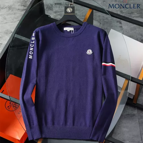 Wholesale Moncler Sweaters Long Sleeved For Men #1277141 $42.00 USD, Wholesale Quality Replica Moncler Sweaters