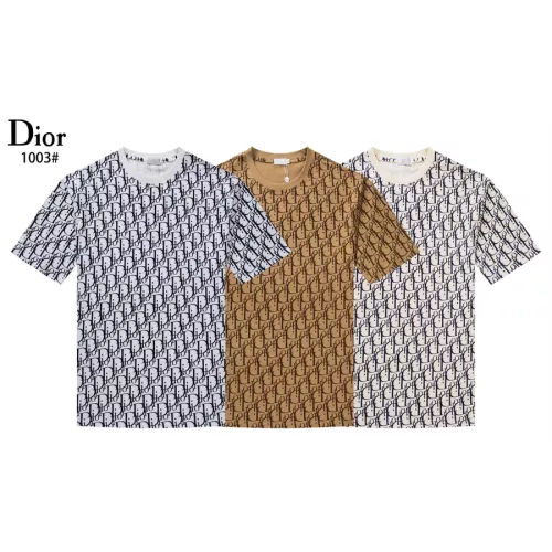 Replica Christian Dior T-Shirts Short Sleeved For Unisex #1277166 $29.00 USD for Wholesale