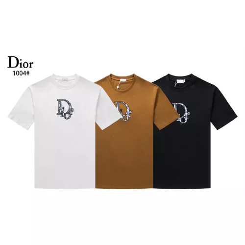 Replica Christian Dior T-Shirts Short Sleeved For Unisex #1277168 $29.00 USD for Wholesale