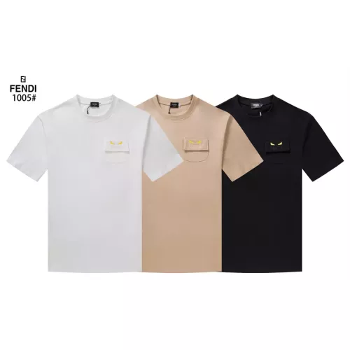 Replica Fendi T-Shirts Short Sleeved For Unisex #1277171 $29.00 USD for Wholesale