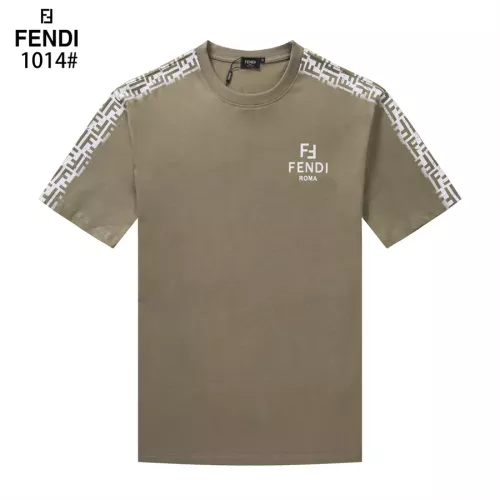 Wholesale Fendi T-Shirts Short Sleeved For Unisex #1277196 $29.00 USD, Wholesale Quality Replica Fendi T-Shirts