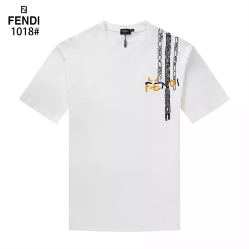 Wholesale Fendi T-Shirts Short Sleeved For Unisex #1277206 $29.00 USD, Wholesale Quality Replica Fendi T-Shirts