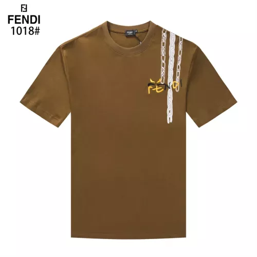 Wholesale Fendi T-Shirts Short Sleeved For Unisex #1277207 $29.00 USD, Wholesale Quality Replica Fendi T-Shirts