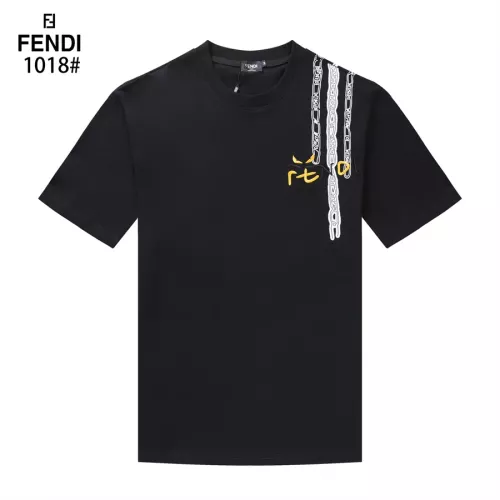 Wholesale Fendi T-Shirts Short Sleeved For Unisex #1277208 $29.00 USD, Wholesale Quality Replica Fendi T-Shirts