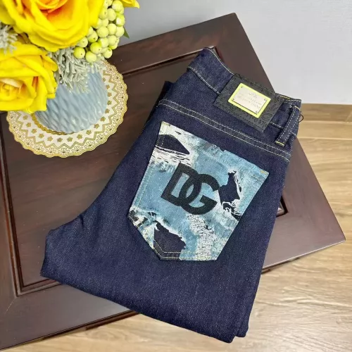 Wholesale Dolce &amp; Gabbana D&amp;G Jeans For Men #1277283 $48.00 USD, Wholesale Quality Replica Dolce &amp; Gabbana D&amp;G Jeans