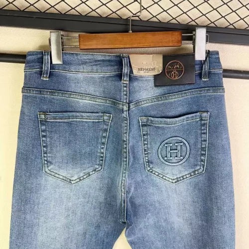 Replica Hermes Jeans For Men #1277311 $48.00 USD for Wholesale