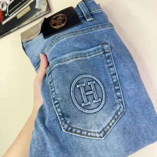 Replica Hermes Jeans For Men #1277311 $48.00 USD for Wholesale