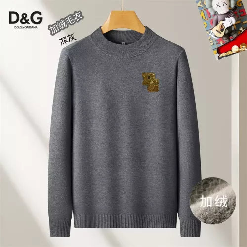 Wholesale Dolce &amp; Gabbana D&amp;G Sweaters Long Sleeved For Men #1277342 $48.00 USD, Wholesale Quality Replica Dolce &amp; Gabbana D&amp;G Sweaters