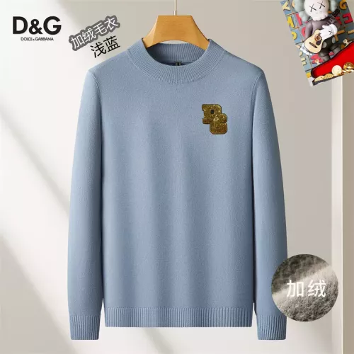 Wholesale Dolce &amp; Gabbana D&amp;G Sweaters Long Sleeved For Men #1277344 $48.00 USD, Wholesale Quality Replica Dolce &amp; Gabbana D&amp;G Sweaters